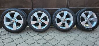 Originál alu Škoda Octavia 3 5x112 225/50 R17 - 5mm