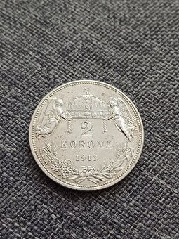 2 koruna 1913 kb FJI RU