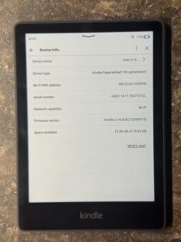 Čtečka Amazon Kindle Paperwhite 11. gen 16GB modrá 2