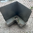 Nerezový rohový koltík - 1