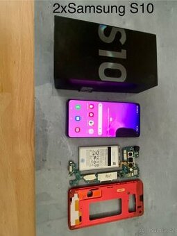 2xSamsung S10 na díly