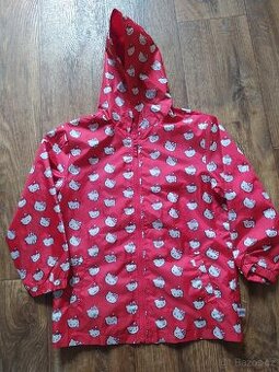 Dívčí šusťáková bunda 122-128 Hello Kitty