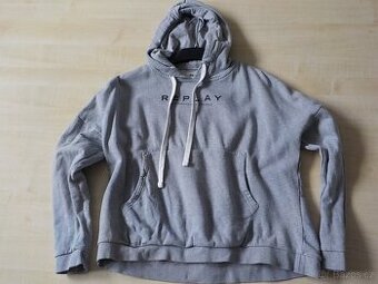 Replay over size šeda mikina vel M/L-žena
