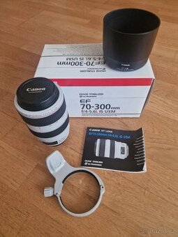 Objektiv Canon EF 70-300mm f/4-5.6L IS USM včetně stativové