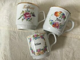 dobovy hrnek, sklenice k jubileu