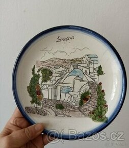 Ručně malovaný talir