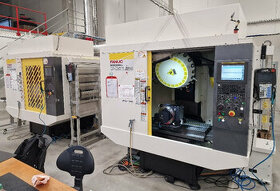 5-ti osé obráběcí centrum FANUC ROBODRILL ALFA D21LiB5 + rob