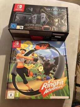 Nintendo switch +ringfit adventure