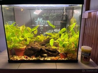 Dva akvarijní sety (akvárium) - 60 a 90 litrů