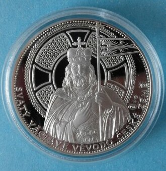 Svatováclavský, číslovaný 10 dukát, 1oz