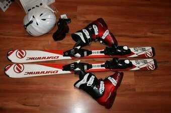 lyže dynamic 110 cm , lyžaky Salomon - 1