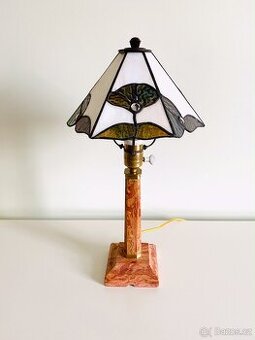 Starožitná stolní lampa ve stylu Art Deco Tiffany