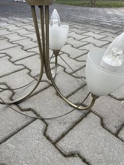 2x Lustry se stmívači a LED žárovkami