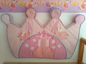 Luxusní velký polštář záhlaví pro princeznu