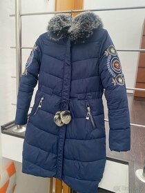 Dámský zimní prošívaný kabát - 1