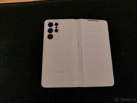 Samsung S21ultra, bílý flip cover - 1