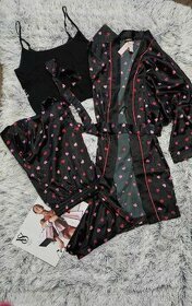 Saténové dámské pyžamo Victoria's Secrets M/ L - 1