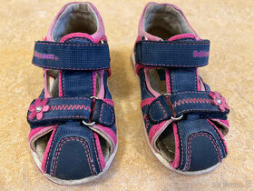 Modro-růžové sandálky zn. Bubblegummers, vel. 23 - 1