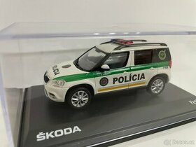 Škoda Yeti Polícia SR 1:43 Abrex