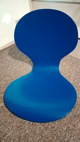 Jídelní židle modrá 2ks