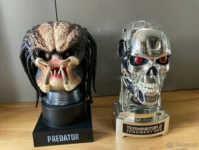 Terminator T2 head + Predator head Trophy Limited