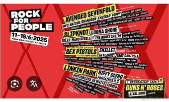 2x čtyřdenní vstupenka na ROck for people