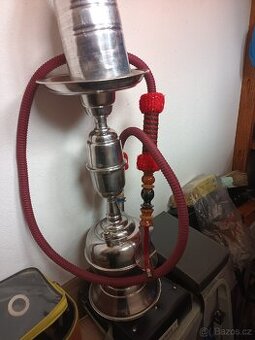 Prodám vodní dýmku nerezovou 65 cm⁰