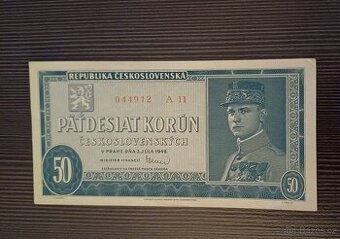 50kc 1948 neperforovana