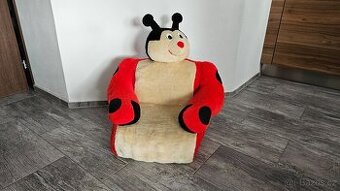 Plyšové křeslo Dětská židle