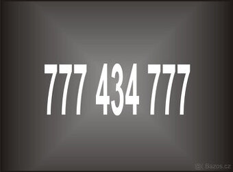 VIP mobilní číslo 777 4x4 777