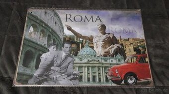 plechová cedulka ROMA