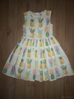 Sváteční šaty ANANAS vel. 128 + svetřík