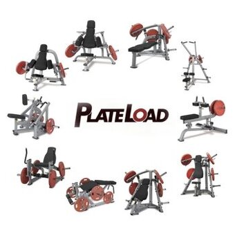 Prodám set 3 kusů strojů Steeflex Plateload