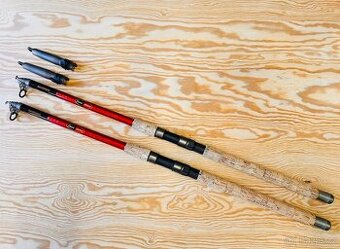 2 TELESKOPICKÉ PRUTY SHIMANO BEASTMASTER TE 2000-360 / 3,6 M