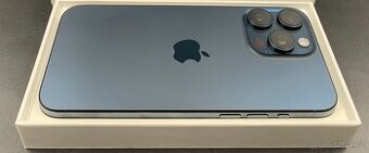 ZÁNOVNÍ.IPHONE 15 PRO MAX / 256 GB.BLUE TITANIUM.ZÁRUKA