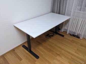 Bílá stolní deska 160x80cm