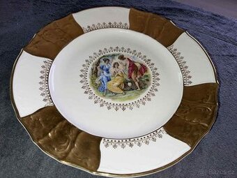Dekorační porcelánový talíř – Bernadotte Czechoslovakia