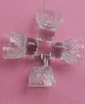 Bohemia Crystal broušené křišťálové - panáky
