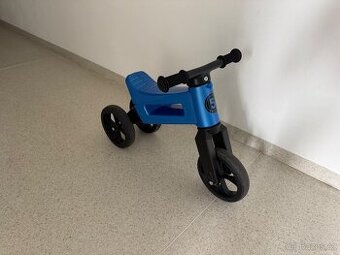 Odrážedlo FUNNY WHEELS Rider SuperSport 2v1 modré tmavé