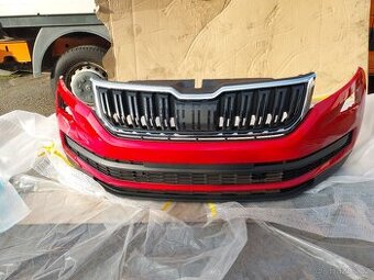 Přední nárazník Škoda Kodiaq kompletní Velvet Red