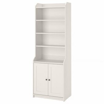 HAUGA IKEA Vysoká skříň se 2 dveřmi / knihovna