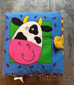 Knížka s prvky Montessori, zvuky, hmat