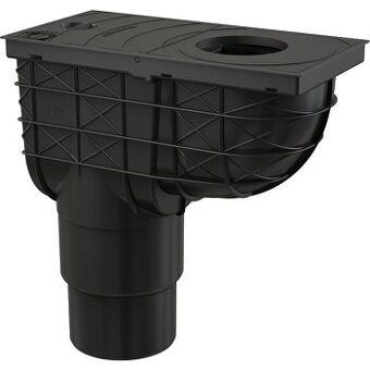 Lapač střešních splavenin DEK DN 100/125 - černá