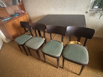 Halabala jídelní stůl a 4 židle - 1