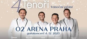 Klubové patro O2 Arény (VIP) - 4 TENOŘI