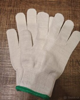 Pracovní textilní rukavice vel. 10