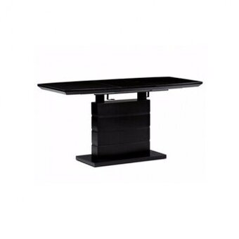 Rozkládací jídelní stůl HT-420 v černé barvě