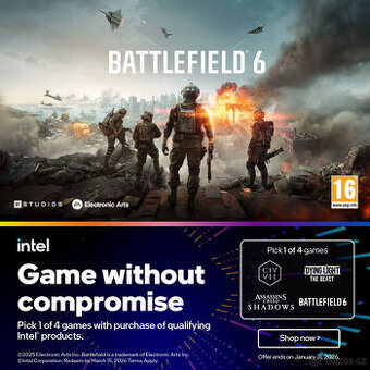 Intel Holiday Bundle - 1 ze 4 herních titulů