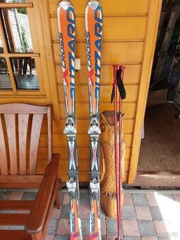 Prodám lyže, vázání, boty, hůlky
