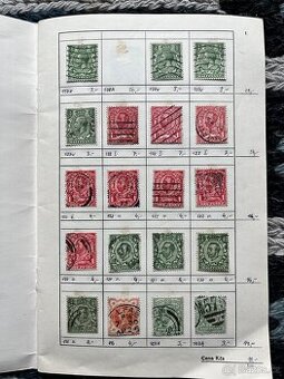 Známky Anglie 1900+, 380 známek